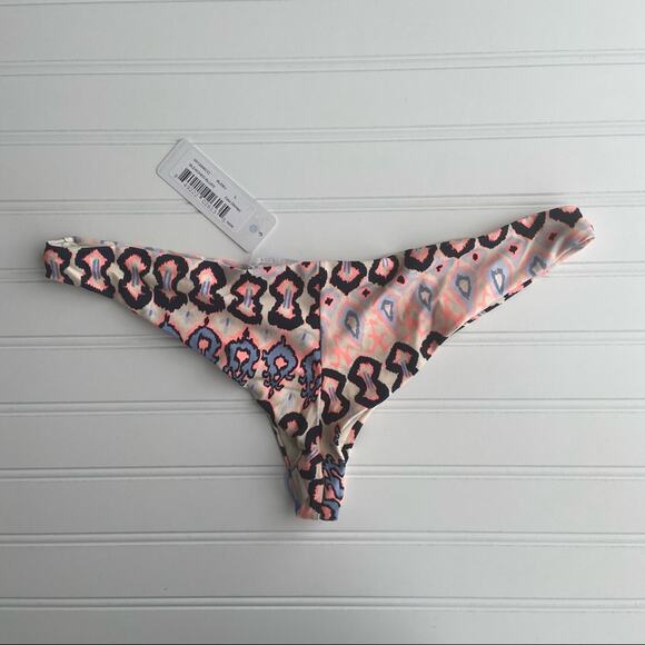 REVOLVE Eberjey L Bleached Blues Boho Skimpy Low Rise Cheeky Bikini Bottom - Picture 9 of 11